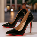Women's Stiletto Heels with Pointed Toe and Slip On