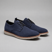 Men's Suede Derby Shoes | Classic Lace Up Style