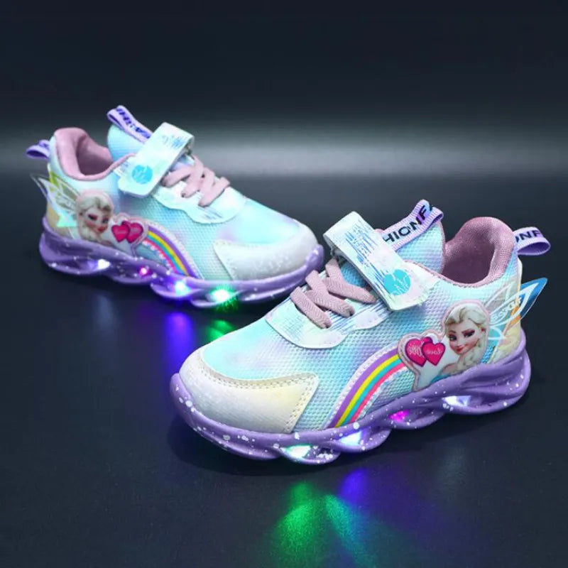 Women's Trainers with Light Up and Velcro Strap