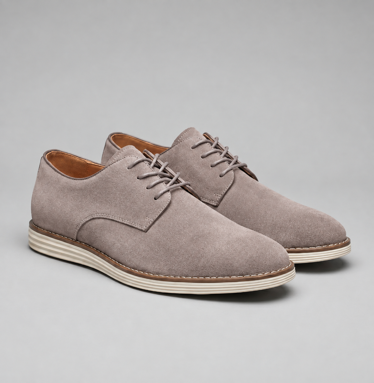 Men's Suede Derby Shoes | Classic Lace Up Style