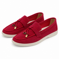 Men's Suede Metal Buckle Loafers with Smart Finish