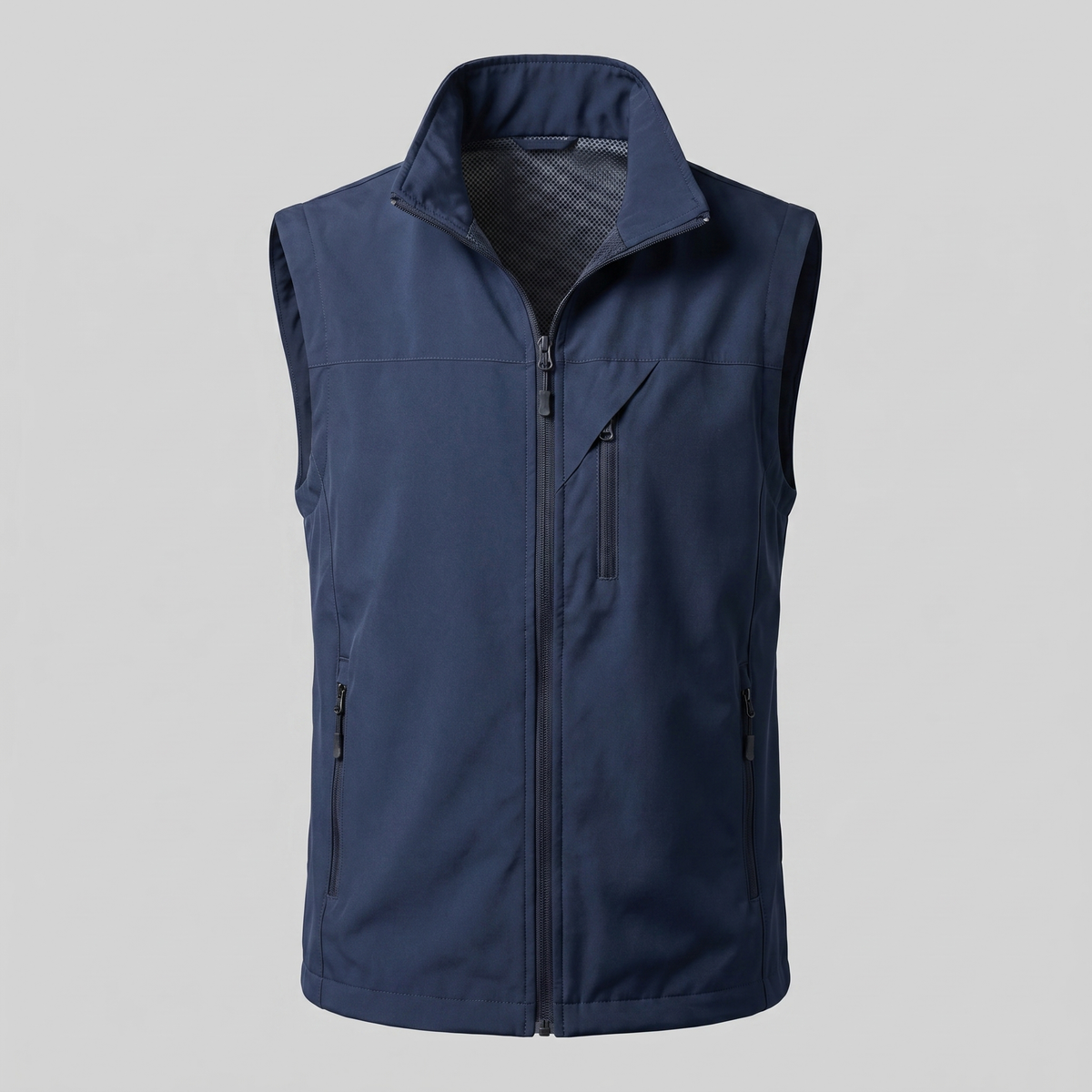 Men's Lightweight Utility Gilet with Zip Pockets View 60