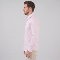 Men's Slim Fit Long-Sleeve Dress Shirt with Point Collar View 58
