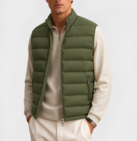 Men's Lightweight Sleeveless Gilet Vest with Insulated Fill