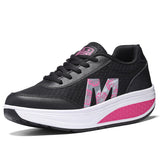 Women's Trainers with Lace Up and Platform Sole