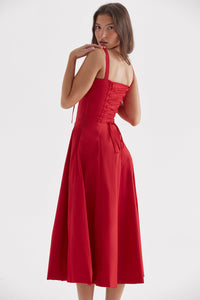 Women's Mini Wedding Guest Dress with Floral Print and Sweetheart Neckline