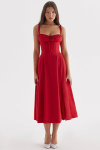 Women's Mini Wedding Guest Dress with Floral Print and Sweetheart Neckline