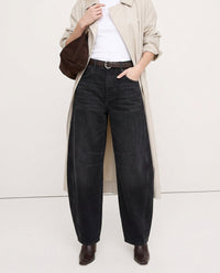 Women's Wide Leg Trousers with Animal Print and High Waist