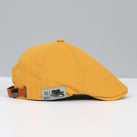 Men's Adjustable Beret | Modern Elegant Flat Brim Back