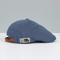Men's Adjustable Beret | Modern Elegant Flat Brim Detail