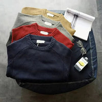 Men's Alpine Haven Sweater with Elbow Patch Detail Detail