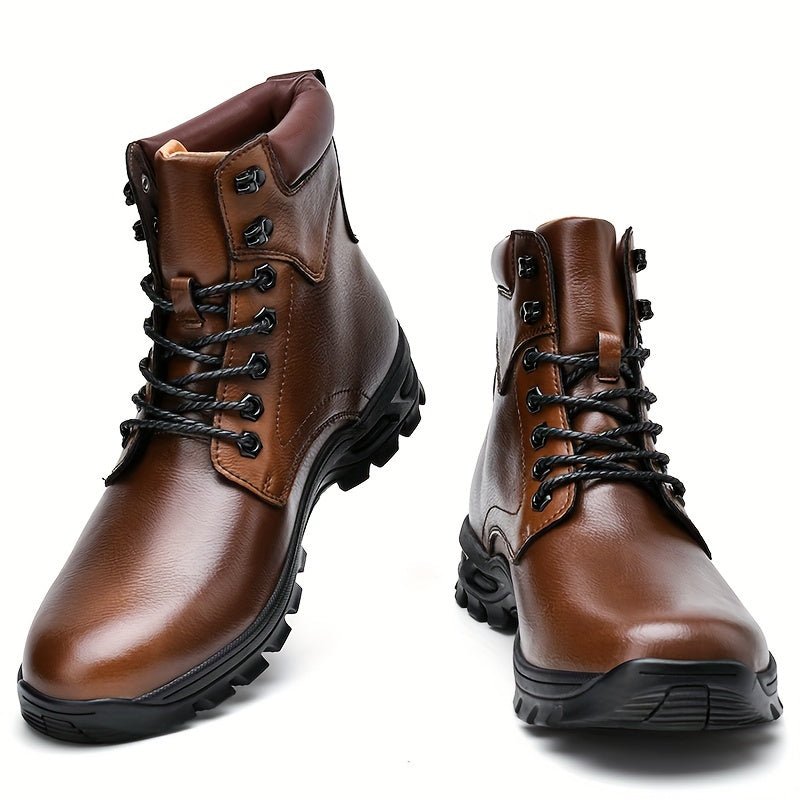 Men's Ankle Boots | Tall Shaft with Rugged Sole Detail
