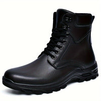 Men's Ankle Boots | Tall Shaft with Rugged Sole Front