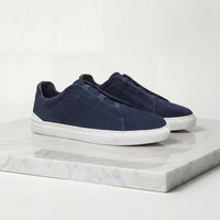 Men's Casual Suede Sneakers with Polished Finish Hero