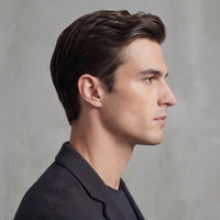 Men's Casual Tailored Fit Jacket with Lapel Collar Back