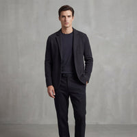 Men's Casual Tailored Fit Jacket with Lapel Collar Hero