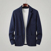 Men's Casual Tailored Fit Jacket with Lapel Collar View 11