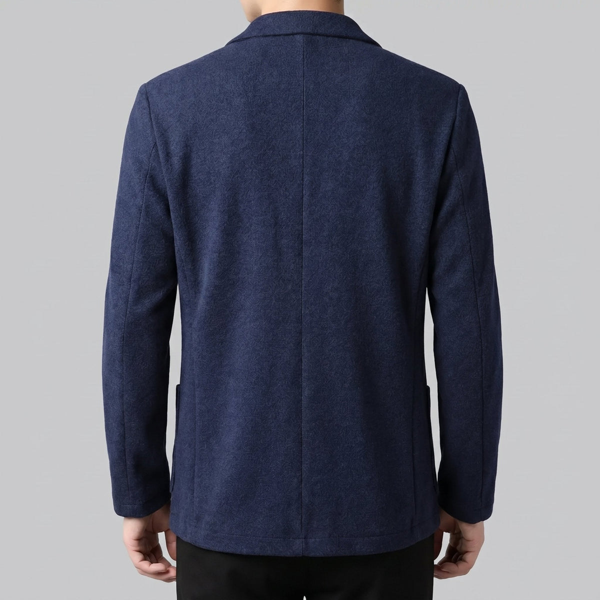 Men's Casual Tailored Fit Jacket with Lapel Collar View 13