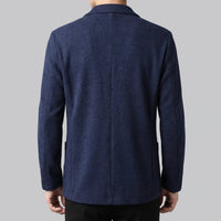 Men's Casual Tailored Fit Jacket with Lapel Collar View 13