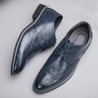 Men's Classic Brogue Dress Shoes with Perforated Detail Hero