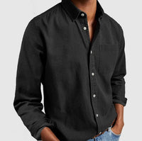 Men's Classic Denim Button Shirt with Chest Pocket Lifestyle