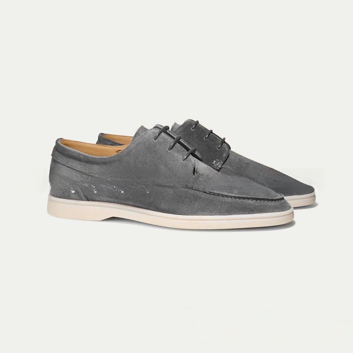 Men's Classic Leather Loafer Shoes | Slip On with Timeless Style Back