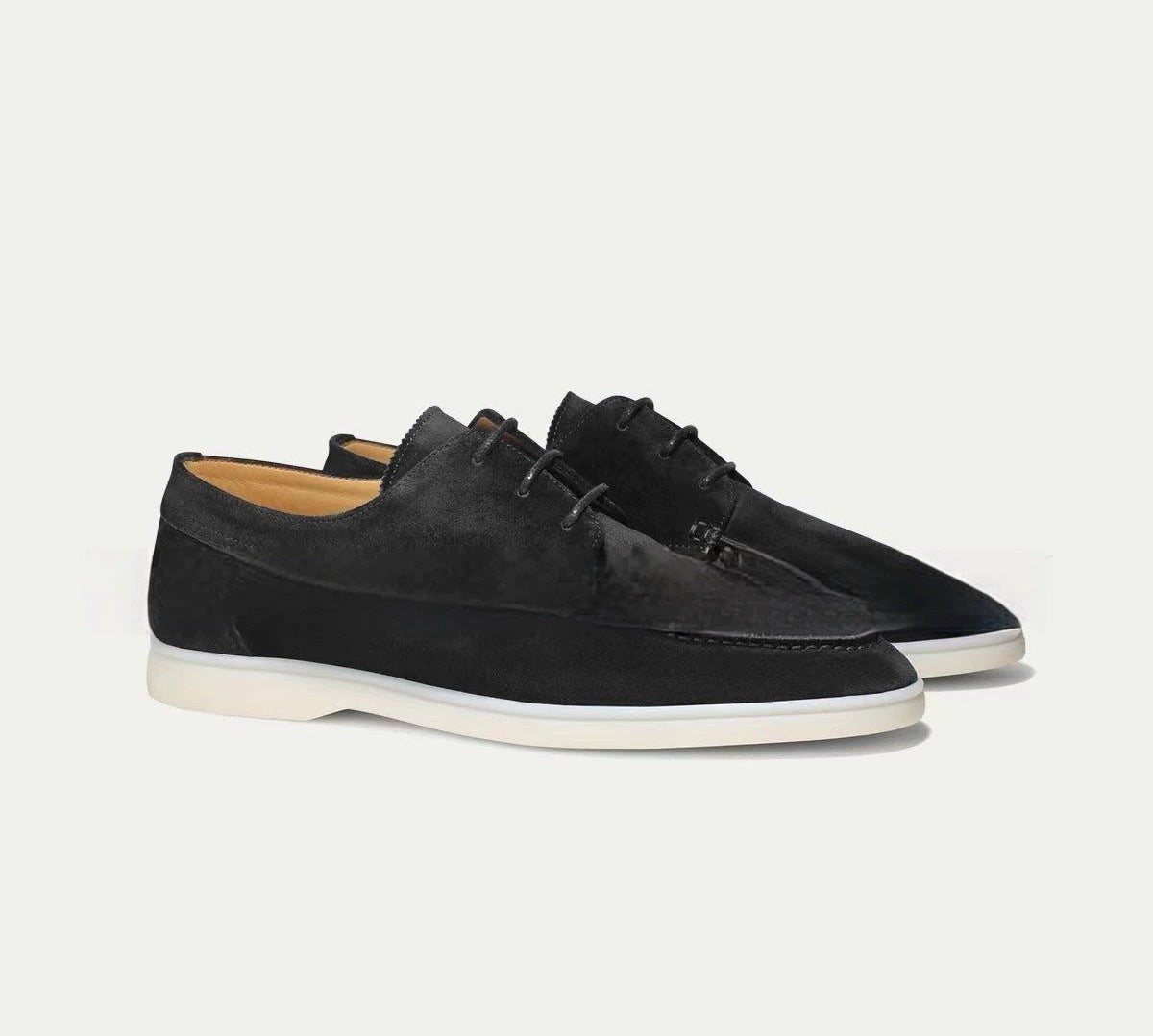 Men's Classic Leather Loafer Shoes | Slip On with Timeless Style Close Up