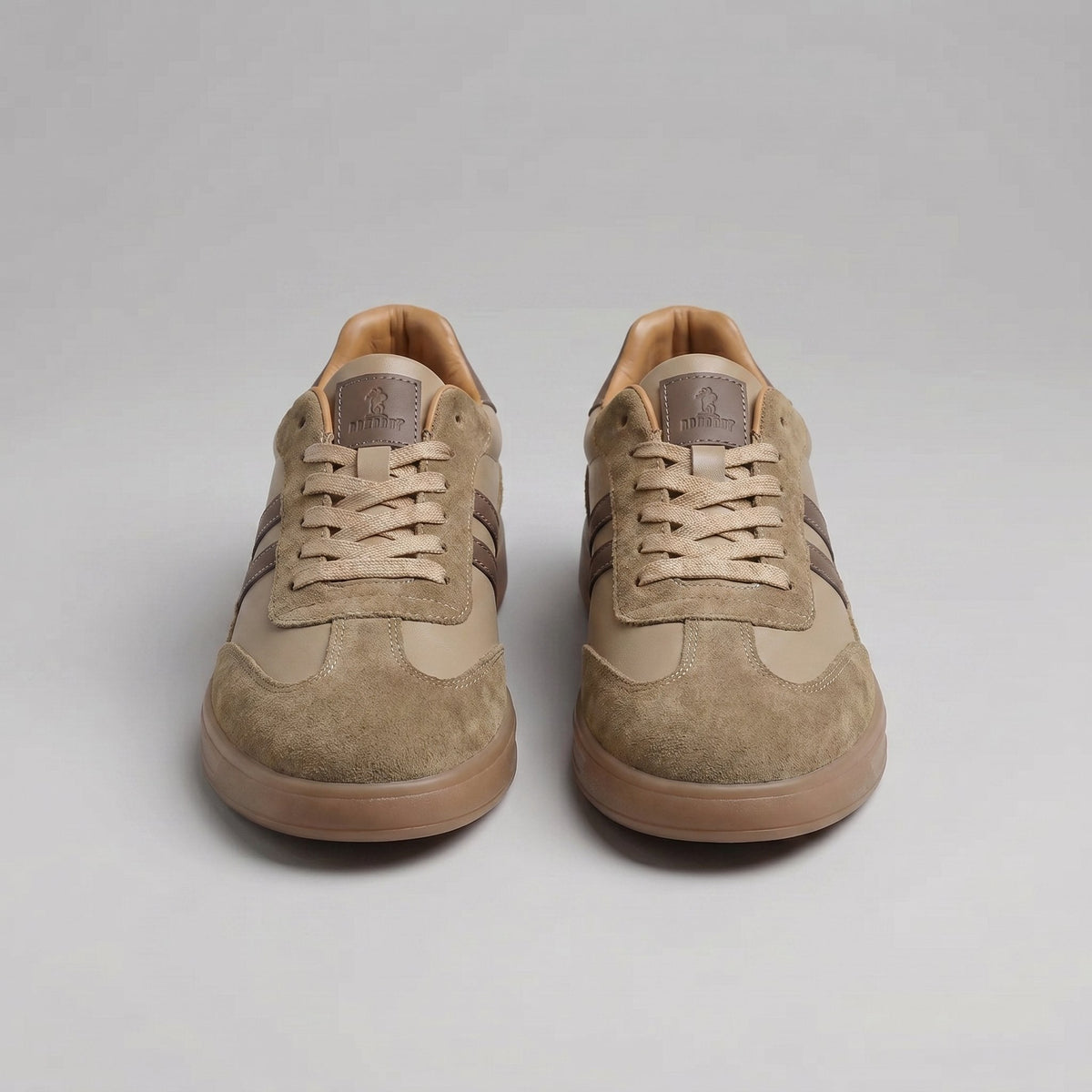 Men's Classic Retro Sneakers with Twin Side Stripes Alternate