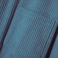 Men's Corduroy Hoodie with Adjustable Hood Detail