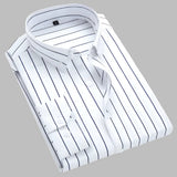 Men's Cotton Oxford Plaid Shirt with Chest Pocket