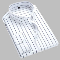 Men's Cotton Oxford Plaid Shirt with Chest Pocket Hero