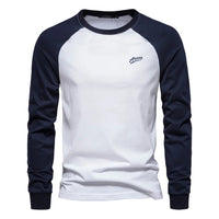 Men's Cotton Sporty Long Sleeve Shirt Back