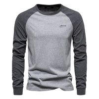 Men's Cotton Sporty Long Sleeve Shirt Detail