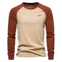 Men's Cotton Sporty Long Sleeve Shirt Side