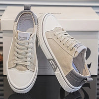 Men's Cushioned Lace-Up Shoes with Impact Absorbing Sole Detail