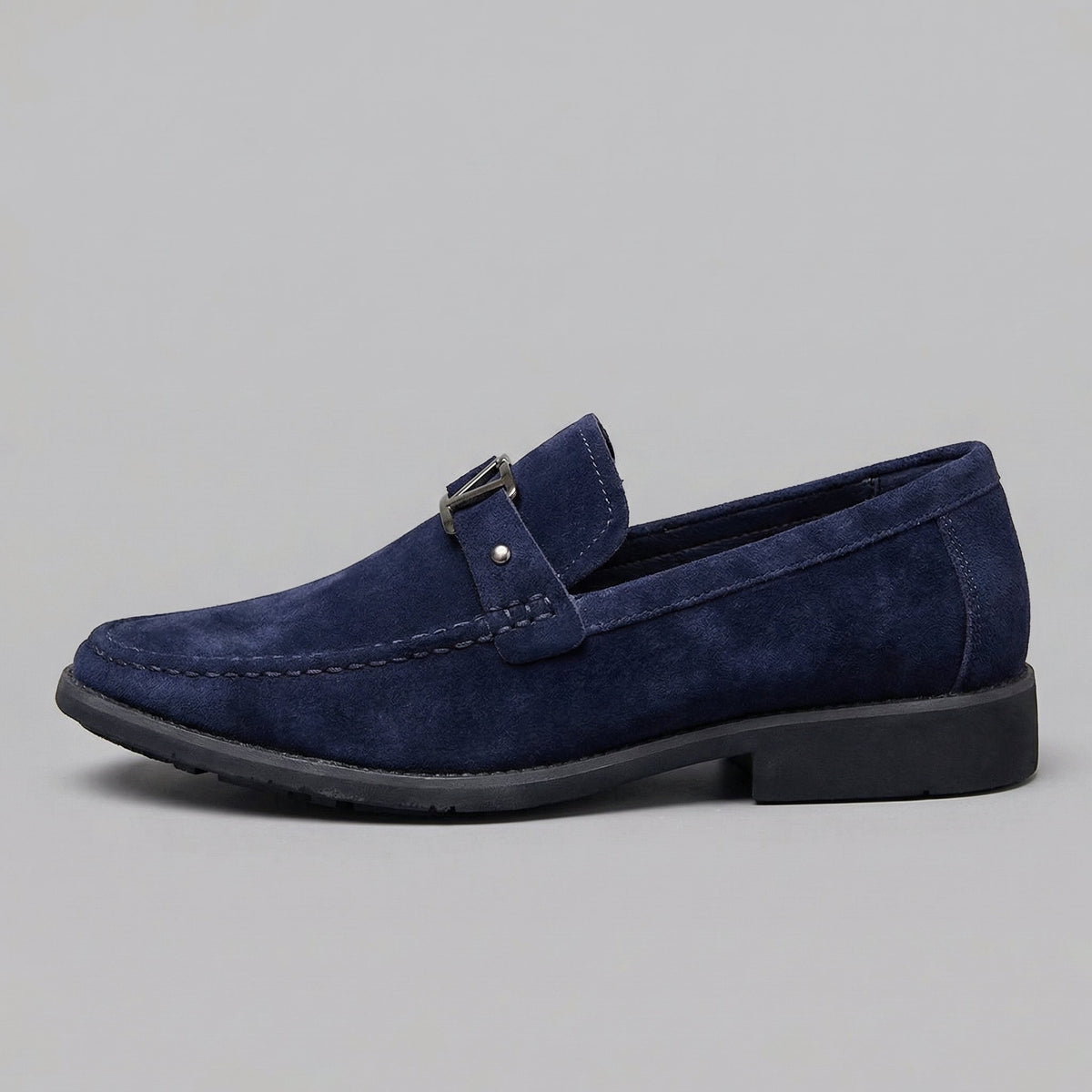 Men's Elegant Business Loafers with Slip On Finish Detail