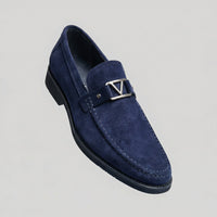 Men's Elegant Business Loafers with Slip On Finish Front