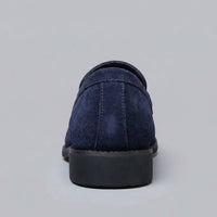 Men's Elegant Business Loafers with Slip On Finish Side