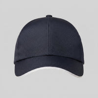 Men's Elegant Two-Tone Cap with Contrast Brim Back