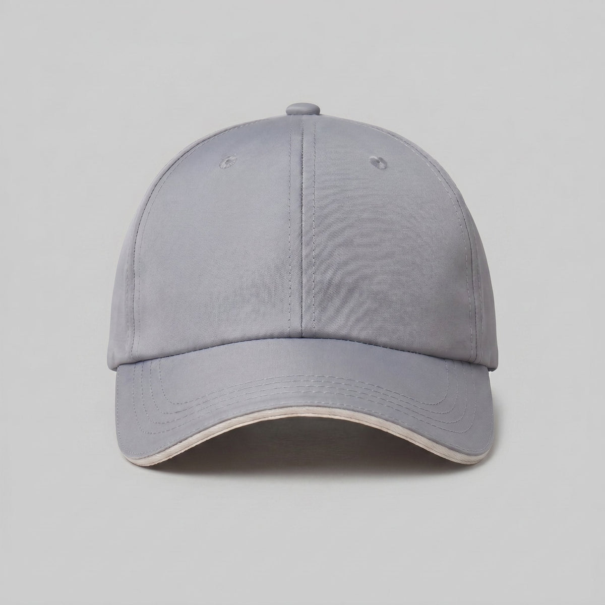 Men's Elegant Two-Tone Cap with Contrast Brim View 14