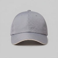 Men's Elegant Two-Tone Cap with Contrast Brim View 14