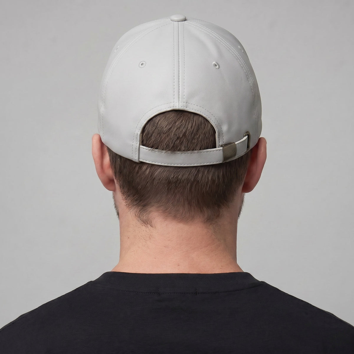 Men's Elegant Two-Tone Cap with Contrast Brim View 18