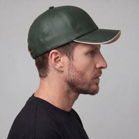 Men's Elegant Two-Tone Cap with Contrast Brim View 22