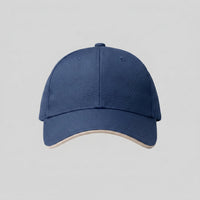Men's Elegant Two-Tone Cap with Contrast Brim View 28