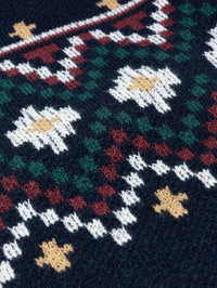Men's Fair Isle Yoke Knit Jumper Back