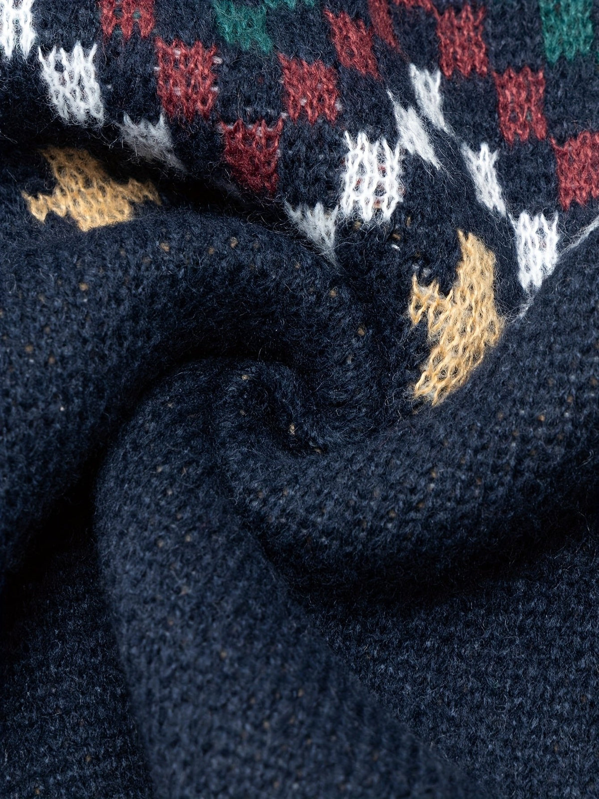 Men's Fair Isle Yoke Knit Jumper Full