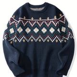 Men's Fair Isle Yoke Knit Jumper