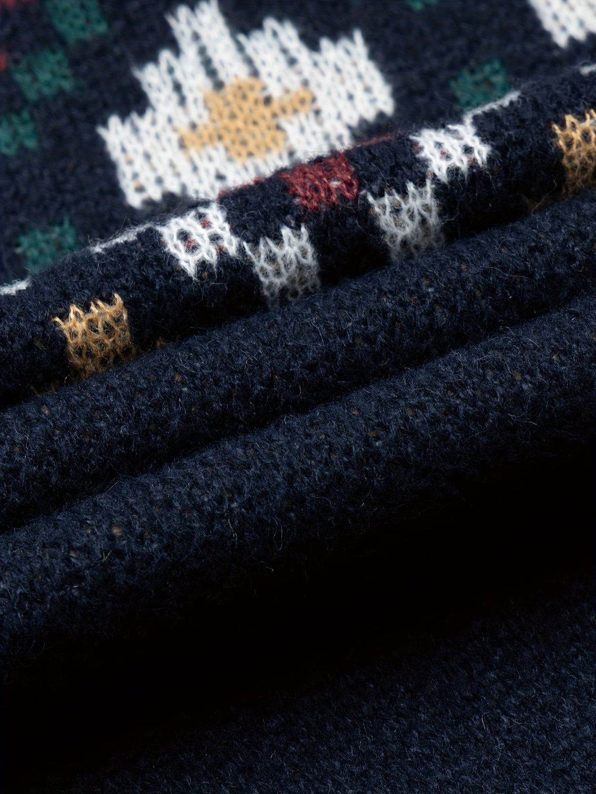 Men's Fair Isle Yoke Knit Jumper Lifestyle