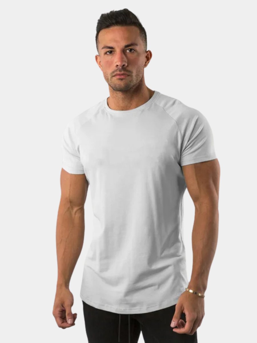 Men's Fitted Performance T-Shirt with Curved Hem Hero