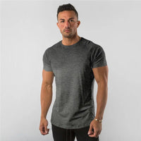 Men's Fitted Performance T-Shirt with Curved Hem Lifestyle